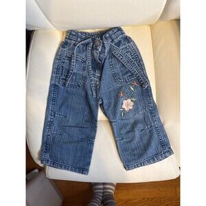 Vintage TKS baby girl jeans 12 months